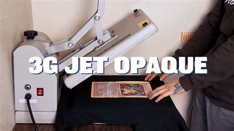 3g jet opaque heat transfer paper review